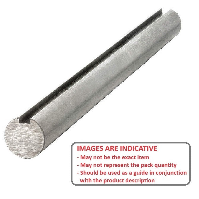 1112421 | 0R-0159-0912-CKW (Each) --- Keyed Carbon Steel Shafting - 15.875x912 - 4.763 x 2.381 - Steel C1018 Cold drawn