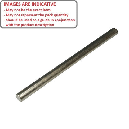 1055976 | 0R-0048-0300-SS302 (Each) --- Round Rod - 4.76x304.8 mm - 302  - Stainless Steel 302 Similar to A2, 304, 18-8