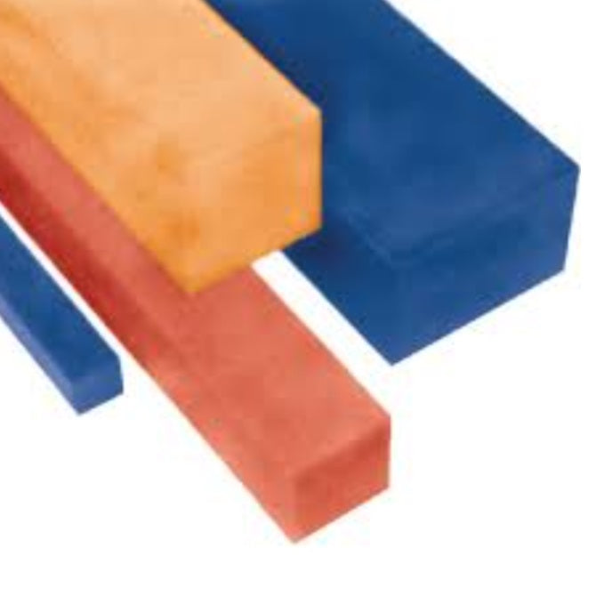 Square Bar Rod - 38.1 mm - 1219 - Polyurethane 80A