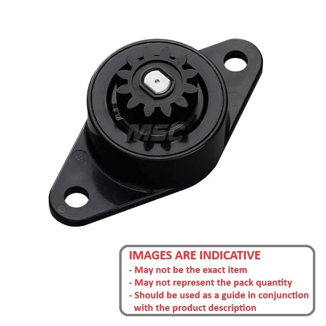 1059252 | DR-0050-B (Each) --- Rotary Dampers - 5.0 - +/- 1.0 - Ncm Bi-directional 50 RPM 5.0 to 15.0 Ncm