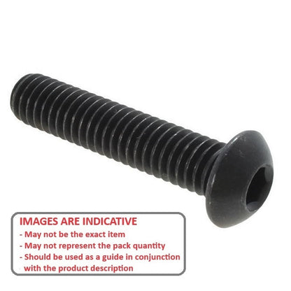 1040843 | SC022C-019-B-SK-C (PK-10) --- Button Screws - 2-56 UNC - 2.18mm - 19.1 mm - Alloy Steel Socket Screw
