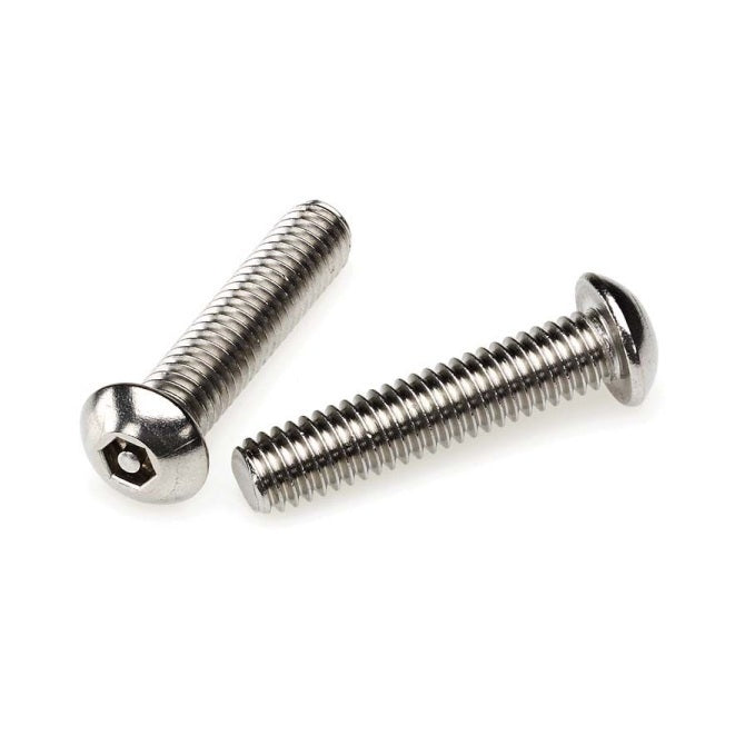 1063521 | SCS0500-050-B-SK-S4 (PK-6) --- Security Screws - M5 - 5x0.8mm - 50 mm - 304 Stainless Button Screw