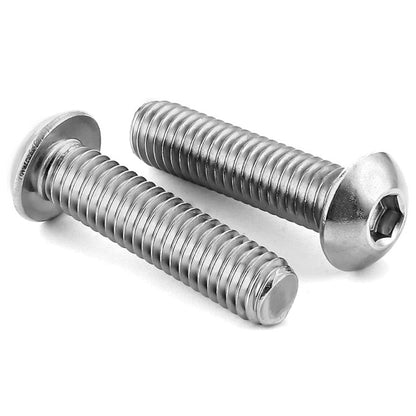 1053260 | SC040M-012-B-SK-S4 (PK-50) --- Button Screws - M4 - 4x0.7mm - 12 mm - 304 Stainless Socket Screw