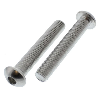1038381 | SC020M-012-B-SK-S4 (PK-50) --- Button Screws - M2 - 2x0.4mm - 12 mm - 304 Stainless Socket Screw