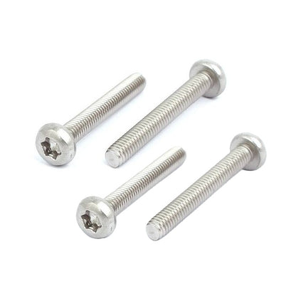 1038427 | SC019F-010-B-TX-S4 (PK-50) --- Button Screws - 1-72 UNF - 1.85mm - 9.5 mm - 304 Stainless Torx Screw