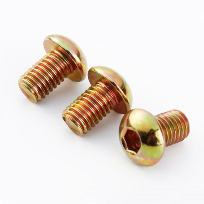 1080111 | SC080M-012-B-SK-CZ (PK-100) --- Button Screws - M8 - 8x1.25mm - 12 mm - Zinc Plated Steel Socket Screw