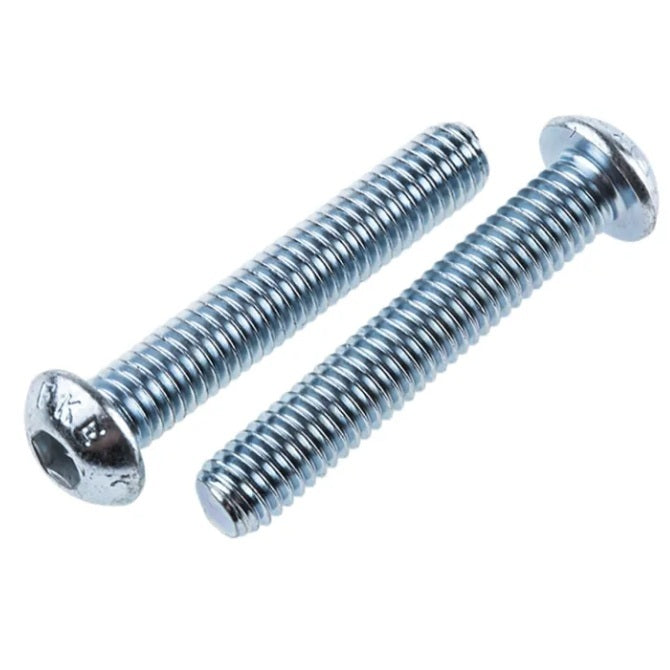 1067672 | SC060M-045-B-SK-CZ (PK-50) --- Button Screws - M6 - 6x1mm - 45 mm - Zinc Plated Steel Socket Screw