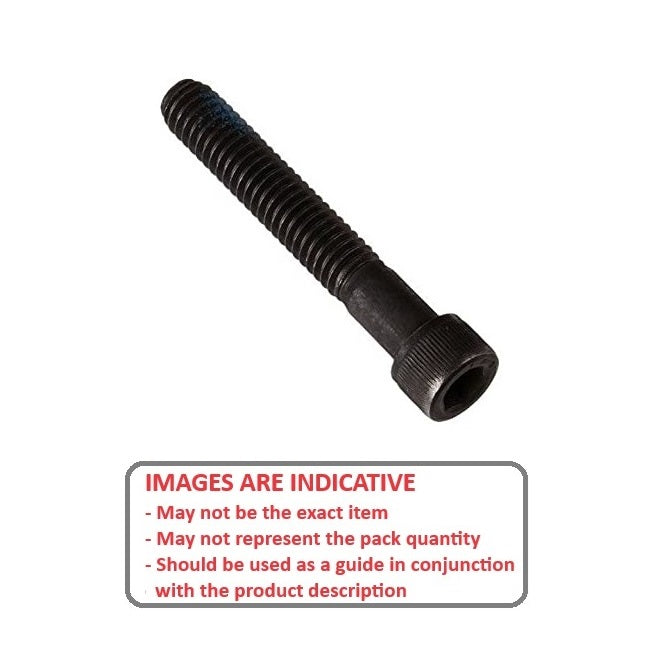 1037845 | SC015F-025-C-SK-C (PK-5) --- Socket Cap Screws - 0-80 UNF - 1.52mm - 25.4 mm - High Tensile Steel / Black Oxide Alloy Steel Screw