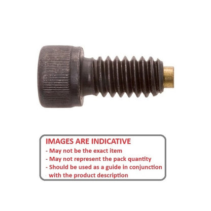 1072727 | SC064C-038-C-SK-C-BT (Each) --- Cap Tipped Screws - 1/4-20 UNC - 6.35mm - 38.1x3.2 mm Socket - Steel Alloy Screw