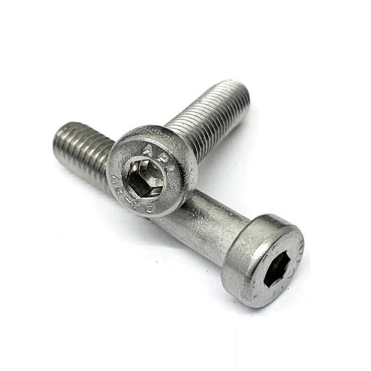 Low Head Socket Screws - M M4x0.7 12x7 mm 316L Stainless - Stainless Steel 316L