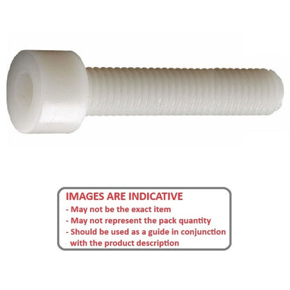 1058835 | SC048F-051-C-SK-N (PK-15) --- Socket Cap Screws - 10-32 UNF - 4.76mm - 50.8 mm - Nylon Screw