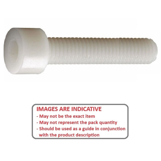 1073073 | SC064C-051-C-SK-N (PK-100) --- Socket Cap Screws - 1/4-20 UNC - 6.35mm - 50.8 mm - Nylon - Zytel 101 - Screw
