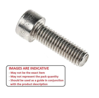 1041980 | SC025M-006-C-SK-S4 (PK-20) --- Socket Cap Screws - M2.5 - 2.5x0.45mm - 6 mm - 304 Stainless Screw