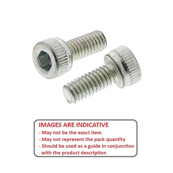 1102722 | SC127C-032-C-SK-CZ (PK-50) --- Socket Cap Screws - 1/2-13 UNC - 12.7mm - 31.8 mm - Zinc Plated Steel Screw
