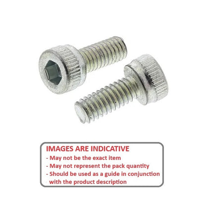 1038144 | SC020M-006-C-SK-CZ (PK-100) --- Socket Cap Screws - M2 - 2x0.4mm - 6 mm - Zinc Plated Steel Screw