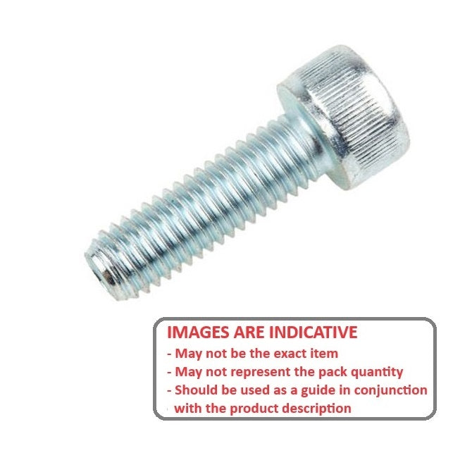 1128927 | SC222C-089-C-SK-CZ (PK-10) --- Socket Cap Screws - 7/8-9 UNC - 22.23mm - 88.9 mm - Zinc Plated Steel Screw