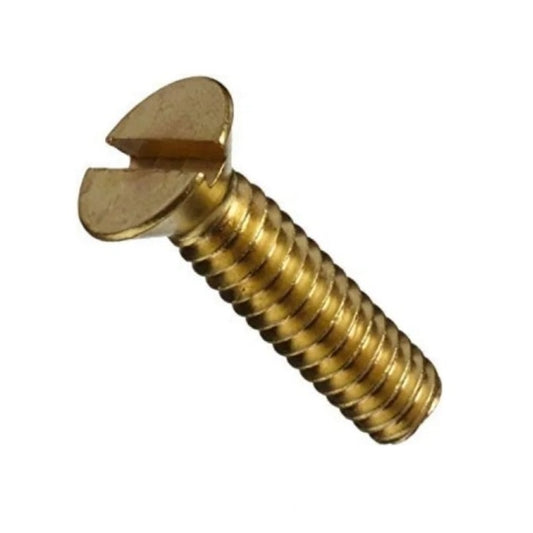 Countersunk Screws - M4 - 4x0.7mm - 16 mm - Brass Slotted