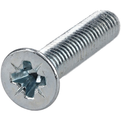 1061487 | SK050M-016-PZ-CZ (PK-100) --- Countersunk Screws - M5 - 5x0.8mm - 16 mm - Zinc Plated Steel Pozidrive Screw