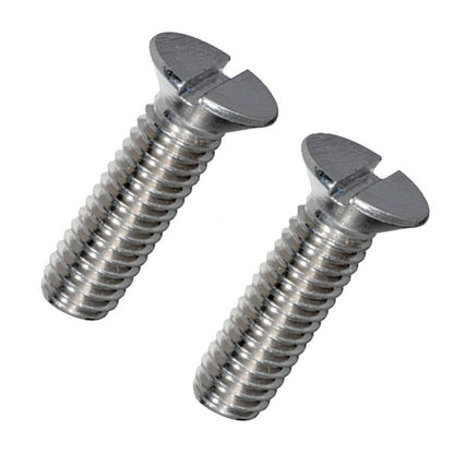 1041756 | SK028B-013-SL-CZ (PK-50) --- Countersunk Screws - 6BA - 2.794mm - 12.7 mm - Zinc Plated Slotted Screw