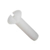 Countersunk Screws - 8-32 UNC - 4.17mm - 12.7 mm - Nylon - Zytel 101 - Slotted
