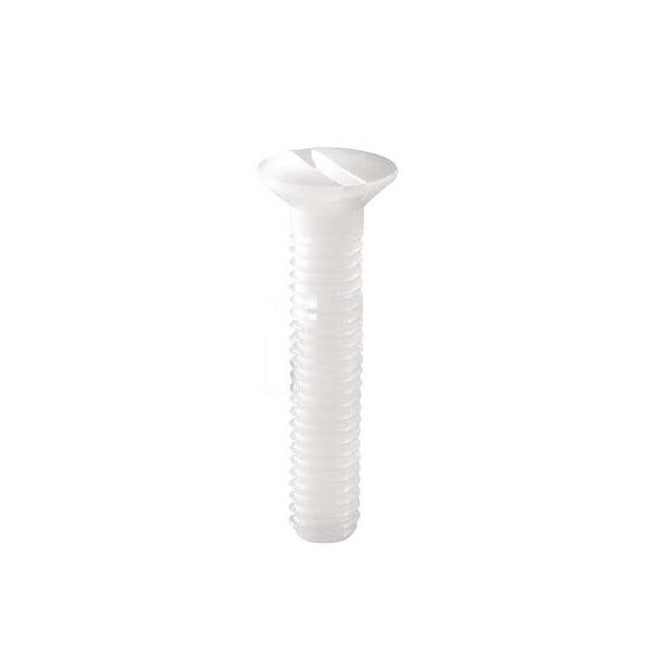 Countersunk Screws - 10-32 UNF - 4.76mm - 25.4 mm - Nylon - Zytel 101 - Slotted