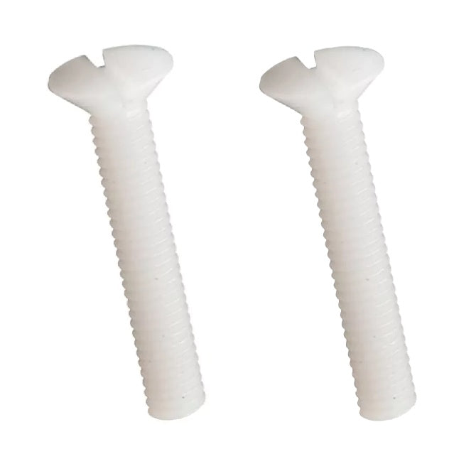 1044564 | SK030M-016-SL-N (PK-4) --- Countersunk Screws - M3 - 3x0.5mm - 16 mm - Nylon Slotted Screw