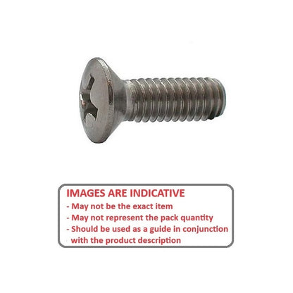 1061672 | SK050M-012-O-PH-S4 (PK-10) --- Countersunk Screws - M5 - 5x0.8mm - 12 mm - 304 Stainless Oval Top Screw