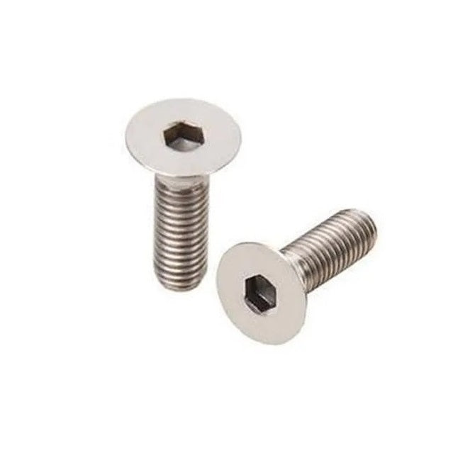 Countersunk Screws - M6 - 6x1mm - 10 mm - 316 Stainless Socket