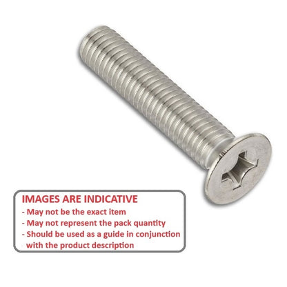 1063504 | SK055C-025-PH-S4 (PK-50) --- Countersunk Screws - 12-24 UNC - 5.49mm - 25.4 mm - 304 Stainless Phillips Screw