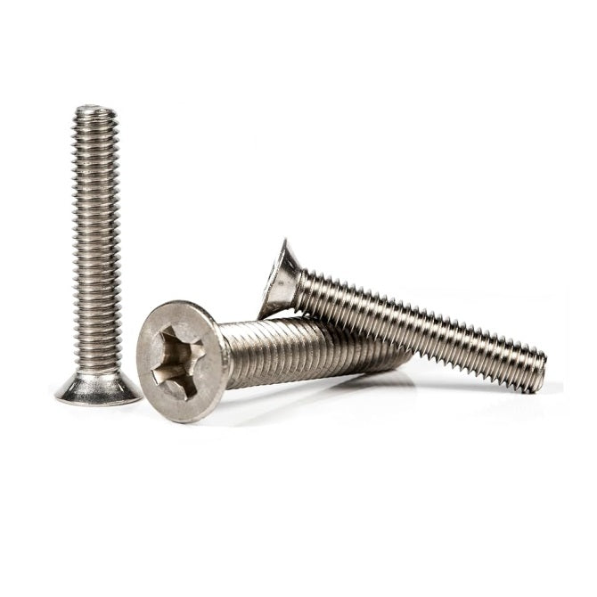1040922 | SK025M-010-PH-S4 (PK-50) --- Countersunk Screws - M2.5 - 2.5x0.45mm - 10 mm - 304 Stainless Phillips Screw