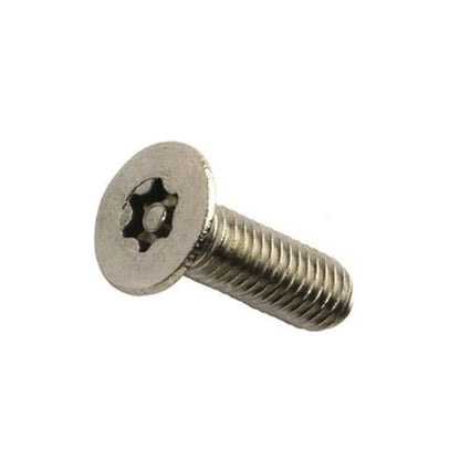 Security Screws - M6 - 6x1mm - 12 mm - Steel Case Hardened Zinc Alloy Socket