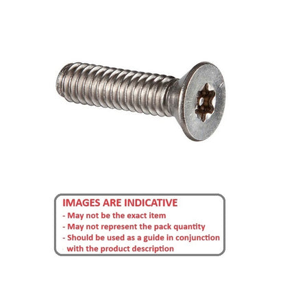 1067548 | SKS0600-020-SK-Z (PK-100) --- Security Screws - M6 - 6x1mm - 20 mm - Steel Case Hardened Zinc Alloy Socket Screw