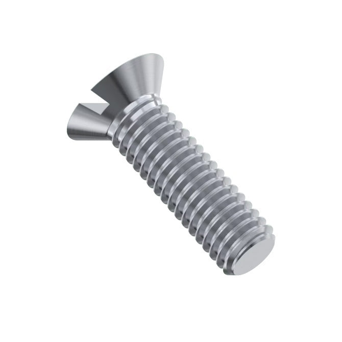 1037977 | SK020M-005-SL-S4 (PK-25) --- Countersunk Screws - M2 - 2x0.4mm - 5 mm - 304 Stainless Slotted Screw