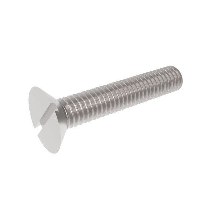 1038127 | SK020M-006-SL-S4 (PK-18) --- Countersunk Screws - M2 - 2x0.4mm - 6 mm - 304 Stainless Slotted Screw
