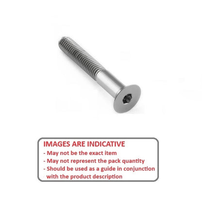 1053097 | SK040M-030-SK-T5 (PK-200) --- Countersunk Screws - M4 - 4x0.7mm - 30 mm - Ti-6al4v Grade 5 Socket Screw