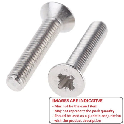 1067262 | SK060M-030-PH-TC2 (PK-5) --- Countersunk Screws - M6 - 6x1mm - 30 mm - Titanium CP Grade 2 Phillips Screw