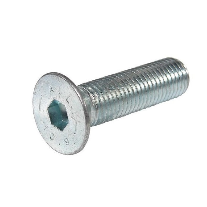 Countersunk Screws - 3/8-16 UNC - 9.53mm - 31.8 mm - Zinc Plated Steel Socket
