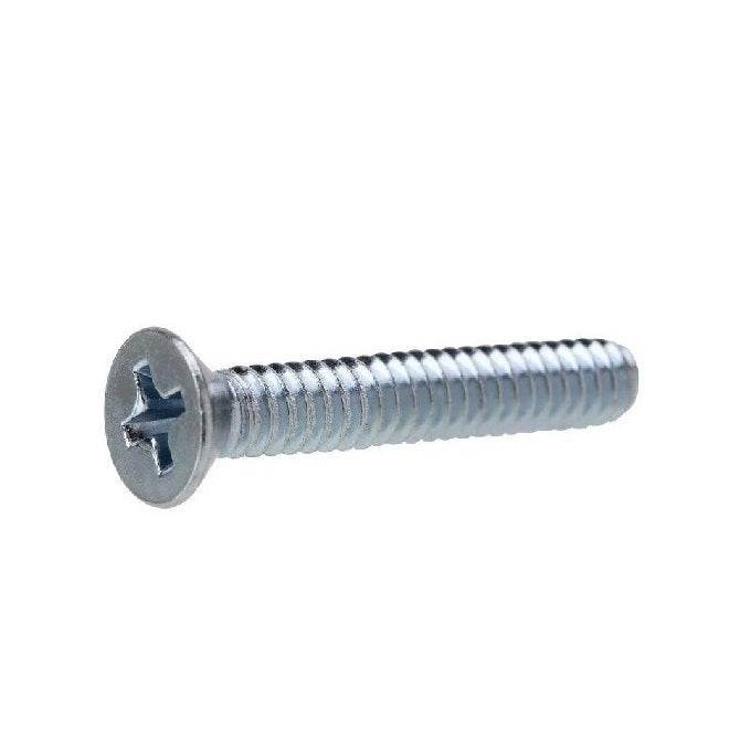 Countersunk Screws - 2-56 UNC - 2.18mm - 9.5 mm - Zinc Plated Phillips