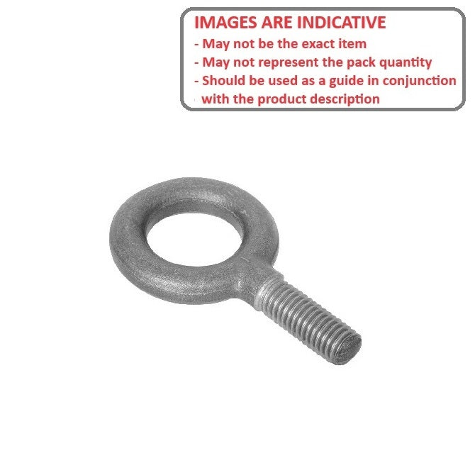 1121760 | FP-8RS (Each) --- Threaded Shank Eye Bolts - 3/4-10 UNC - 19.05mm - 50.8x38.1 mm Plain