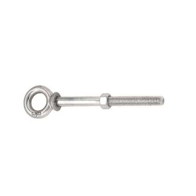 1087138 | CHE-116RS (Each) --- Partial Threaded Shank Eye Bolts - 3/8-16 UNC - 9.53mm - 63.5x19.05 mm Shouldered