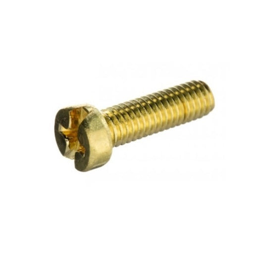 Fillister Head Screws - M5 - 5x0.8mm - 25 mm - Brass Phillips