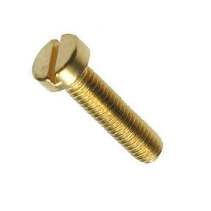 Fillister Head Screws - 4 BA - 3.607mm - 38.1 mm - Brass Slotted