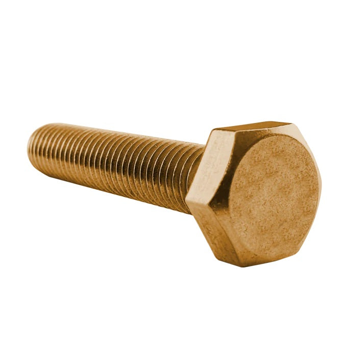 1035492 | SC012F-006-H-BR (PK-10) --- Hex Head Screws - 00-90 UNF - 1.19mm - 6.4 mm - Brass Screw