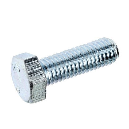 Hex Head Screws - M4 - 4x0.7mm - 45 mm - Zinc Plated Steel Full Thread