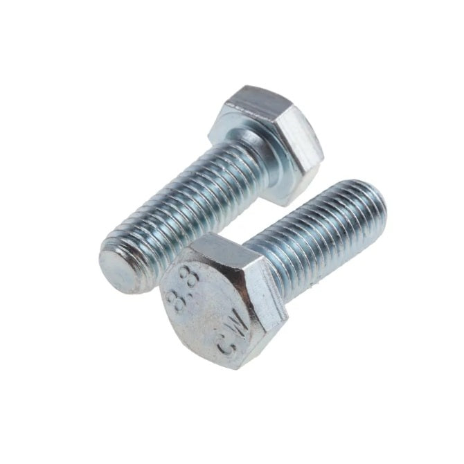 1056913 | SC048W-016-HS-CZ (PK-100) --- Hex Head Screws - 3/16-24 BSW - 4.76mm - 15.9 mm - Zinc Plated Steel Full Thread Screw