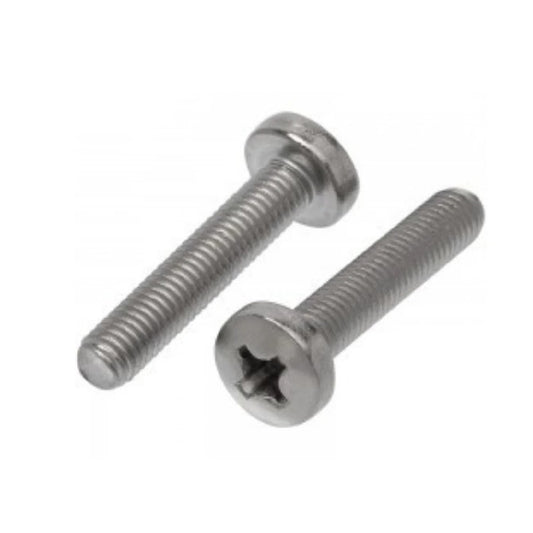 Pan Head Screws - M4 - 4x0.7mm - 25 mm - Titanium CP Grade 1 Phillips