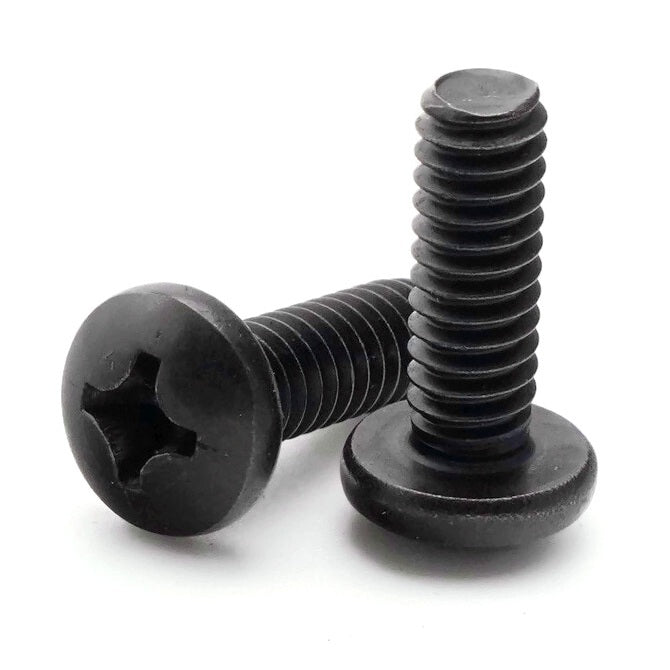 1041854 | SC028C-003-P-PH-C (PK-50) --- Pan Head Screws - 4-40 UNC - 2.85mm - 3.2 mm - Black Oxide Steel Phillips Screw