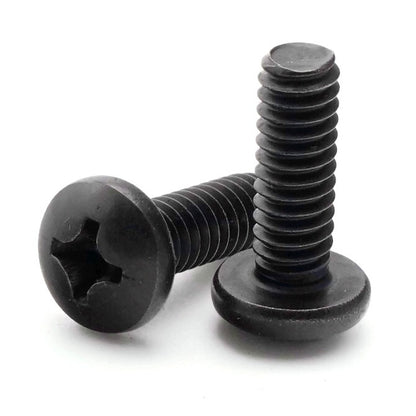 1041854 | SC028C-003-P-PH-C (PK-50) --- Pan Head Screws - 4-40 UNC - 2.85mm - 3.2 mm - Black Oxide Steel Phillips Screw