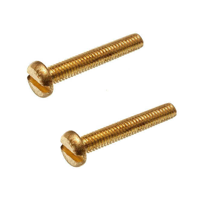 1059829 | SC050M-006-P-SL-BR (PK-200) --- Pan Head Screws - M5 - 5x0.8mm - 6 mm - Brass Slotted Screw
