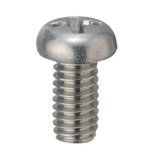 Pan Head Screws - 4-40 UNC - 2.85mm - 7.9 mm - 304 Stainless Phillips